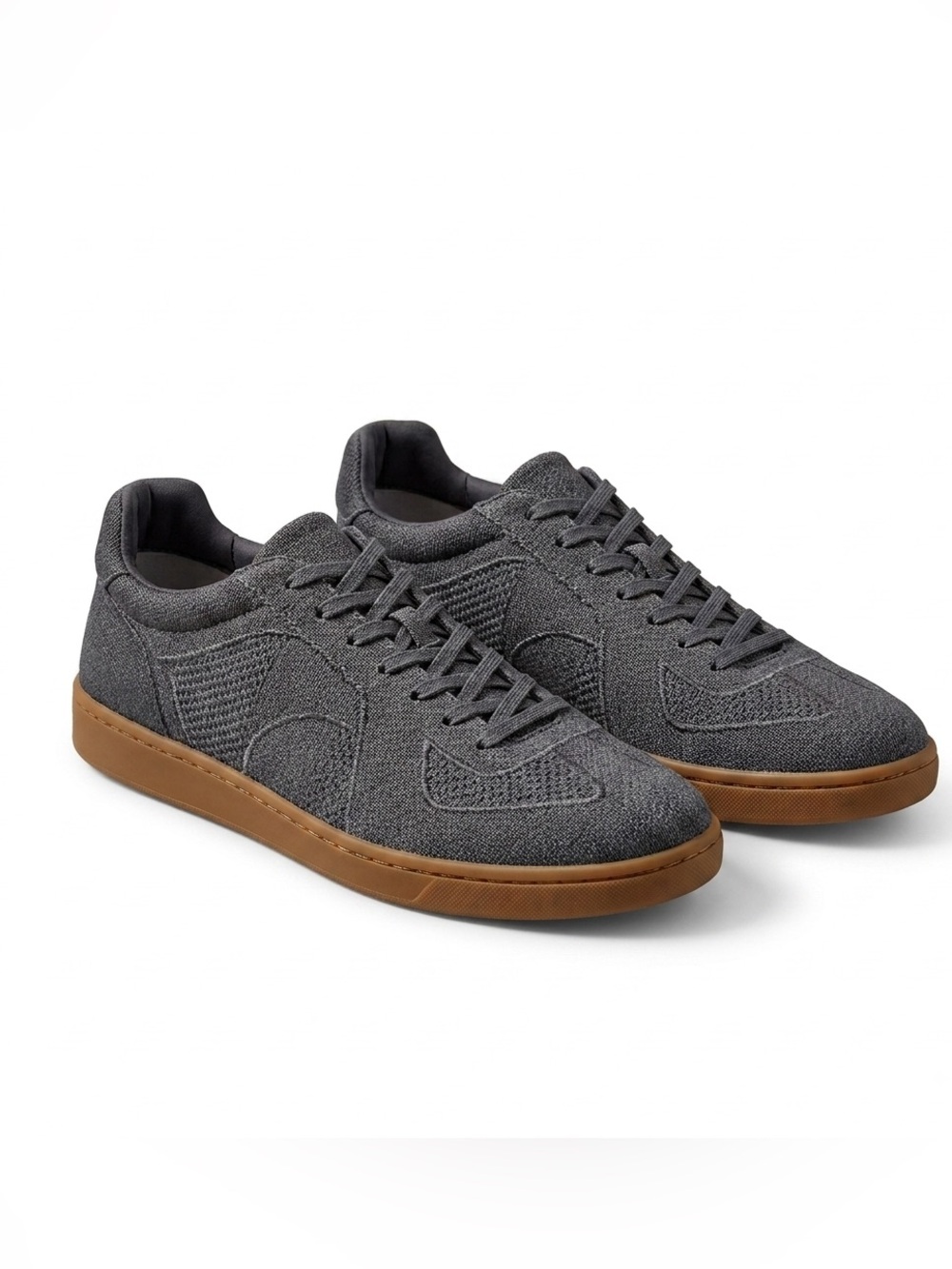 Rothy's The RS01 Sneaker Men 10 Timber Brown Knit Gum Sole
